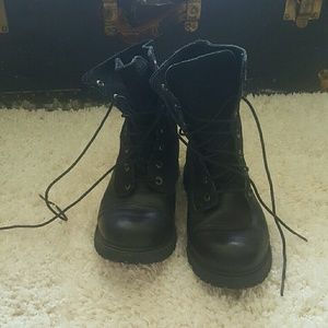 Timberland combat boots